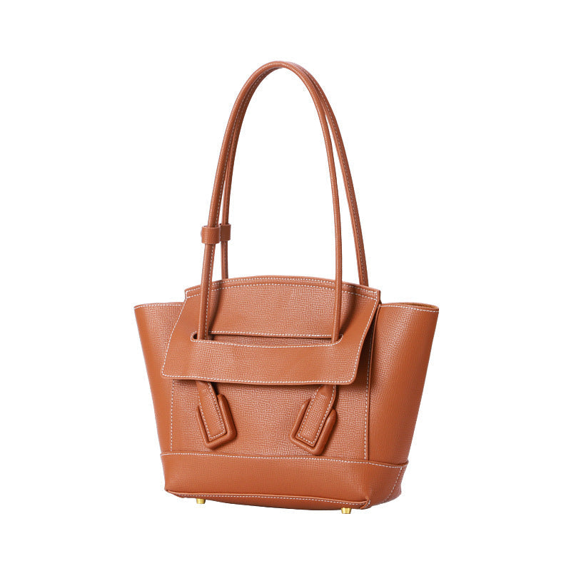 Genuine Leather Women's Bag Special-interest Design Underarm myETYN