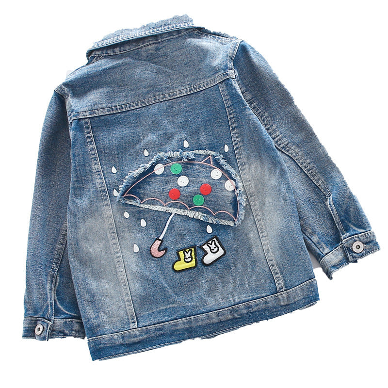 Girls' Denim Jacket For Children myETYN