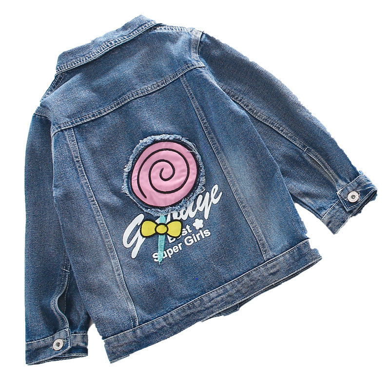 Girls' Denim Jacket For Children myETYN