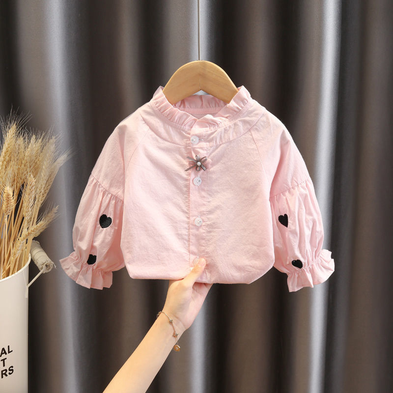 Girls Shirts Autumn Baby Print Long-sleeved Blouse Doll Shirts Spring and Autumn Clothes Baby Girls Blouse Girl Tops myETYN