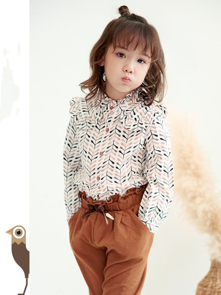 Girls foreign style baby shirt Korean shirt top myETYN