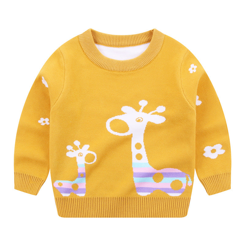 Girls giraffe sweater myETYN