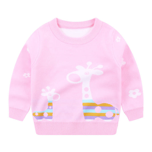 Girls giraffe sweater myETYN