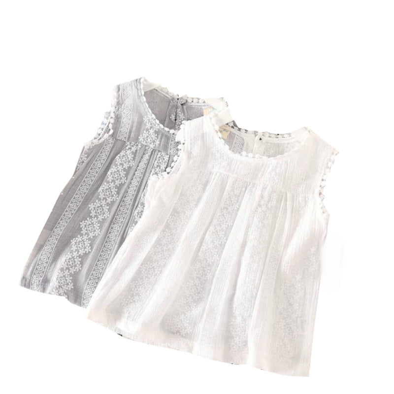 Girls lace vest myETYN