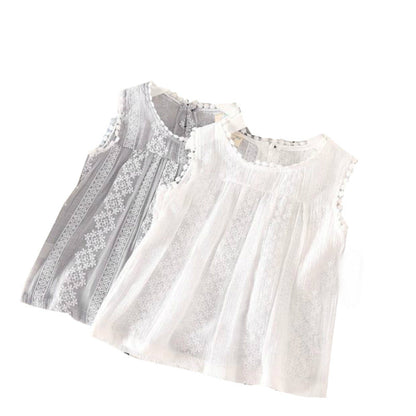 Girls lace vest myETYN