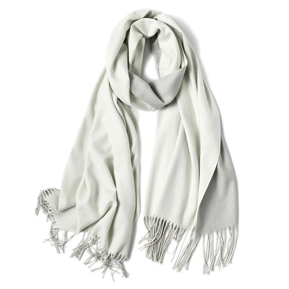 Korean double-sided faux cashmere shawl myETYN