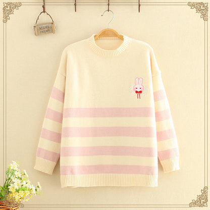 Korean style loose long-sleeved pullover myETYN