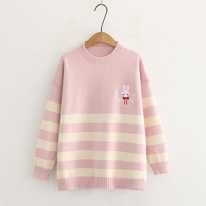 Korean style loose long-sleeved pullover myETYN