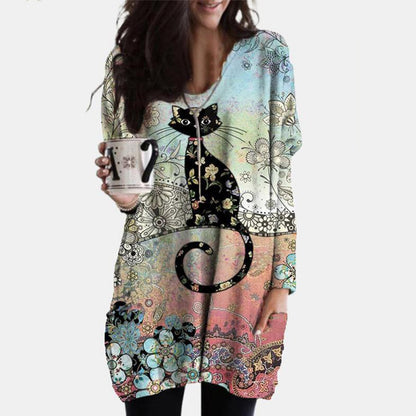 Ladies New Long Sleeve Dress myETYN