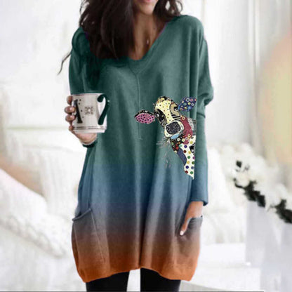 Ladies New Long Sleeve Dress myETYN