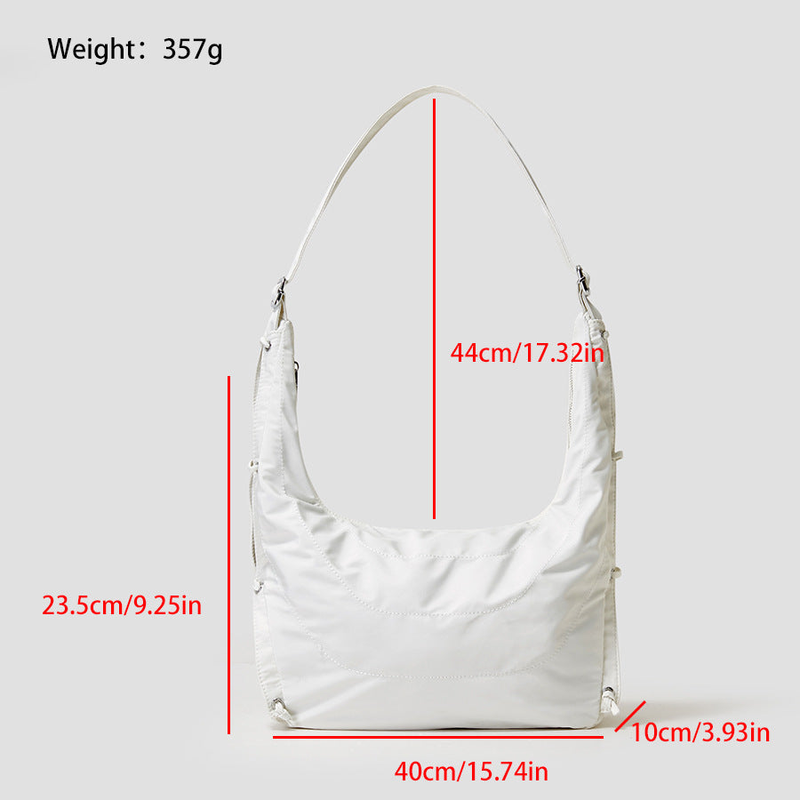 Large Capacity Nylon Shoulder Bag Retro Workwear myETYN