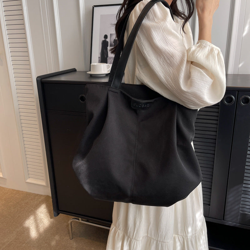 Large Capacity Totes Simple Commuting Daily Shopping Shoulder Bag Casual Handbag Women myETYN