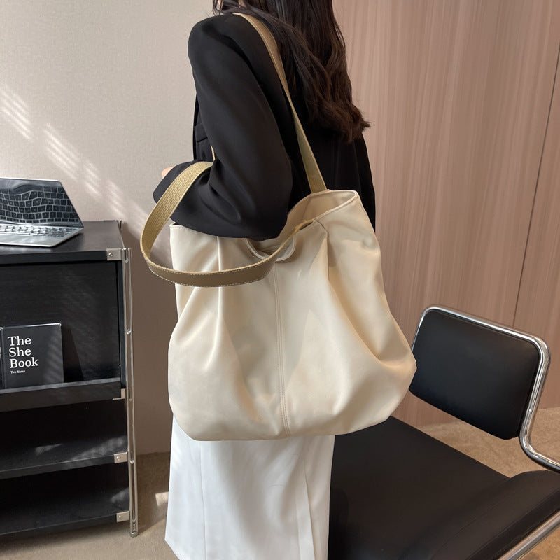 Large Capacity Totes Simple Commuting Daily Shopping Shoulder Bag Casual Handbag Women myETYN