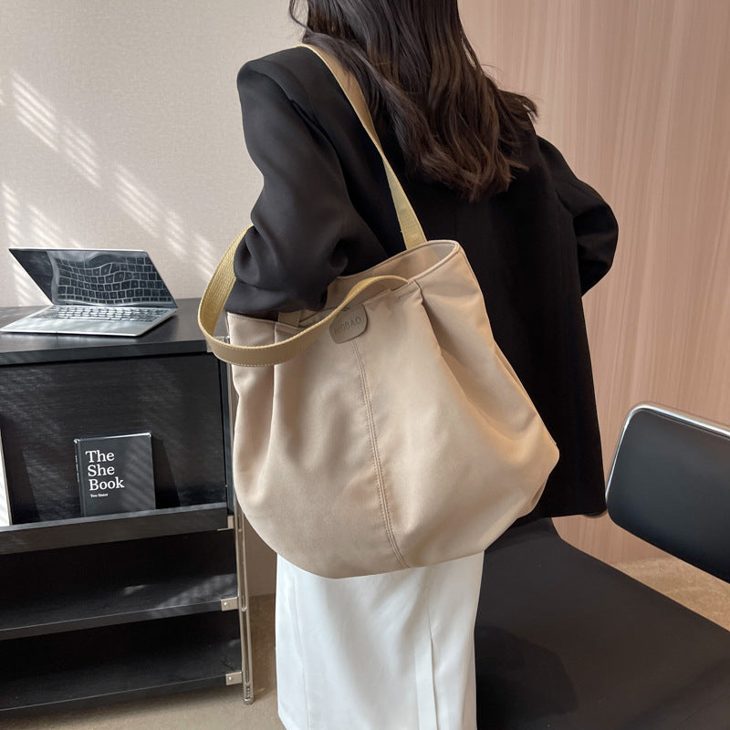 Large Capacity Totes Simple Commuting Daily Shopping Shoulder Bag Casual Handbag Women myETYN