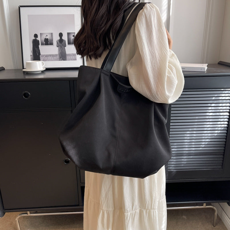 Large Capacity Totes Simple Commuting Daily Shopping Shoulder Bag Casual Handbag Women myETYN