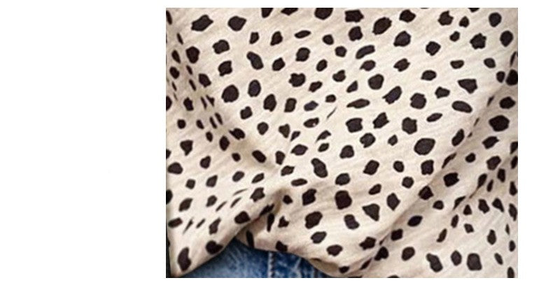 Leopard Print Round Neck Sleeveless Vest For Women myETYN