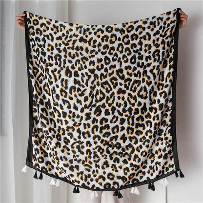 Leopard print scarf myETYN