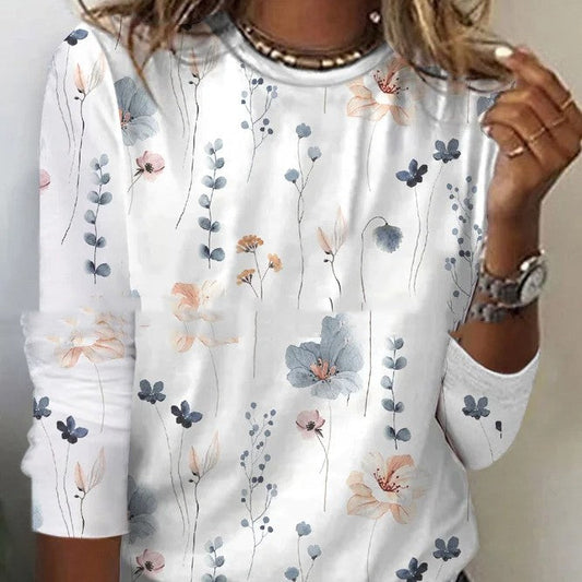 Long-sleeved Printed T-shirt Women's Ebay Independent Station myETYN