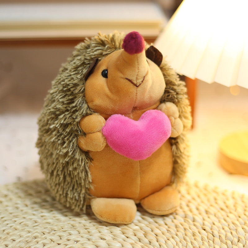 Lovers Hedgehog Plush With Cute Little Hedgehog Simulation Doll myETYN