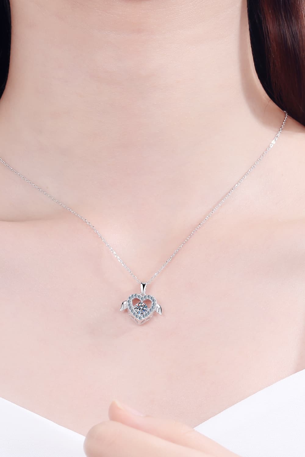 Moissanite 925 Sterling Silver Necklace myETYN