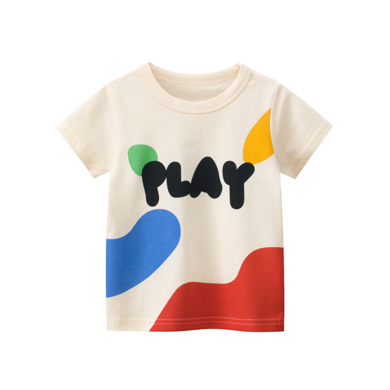 New Children's Summer Short-sleeved T-shirt myETYN