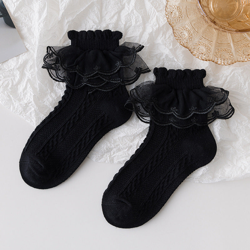 Lolita Style Socks Girls Lace