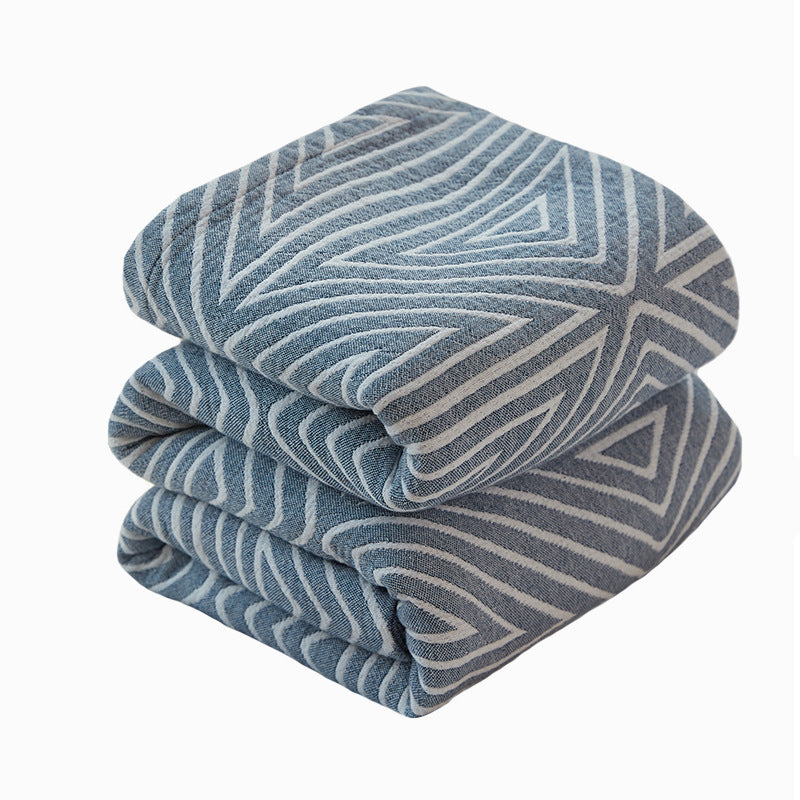 Pure Cotton Towel Blanket: Perfect for Summer Comfort, All Cotton