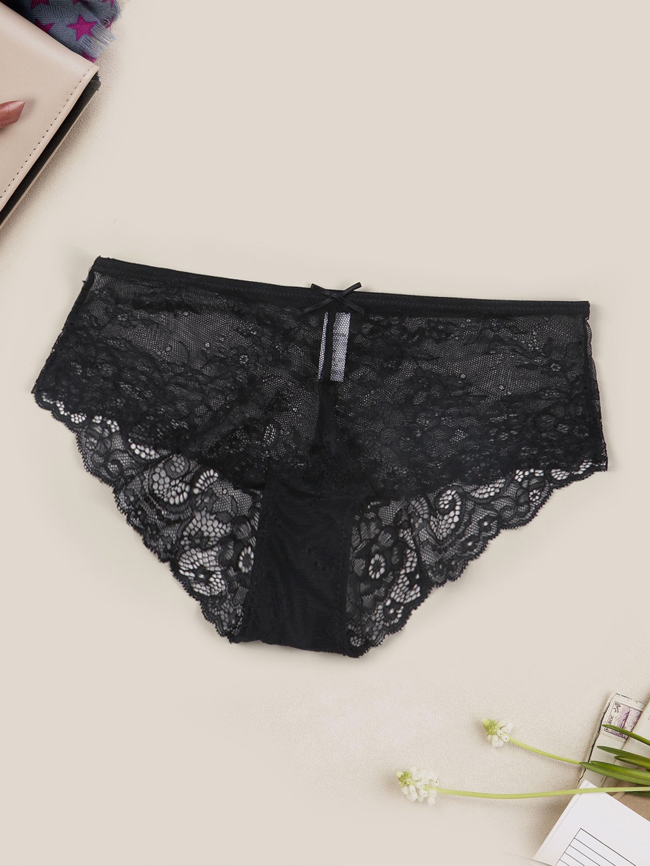 Sexy Lace Women Briefs Mid Waist Temptation Sexy Briefs - myETYN