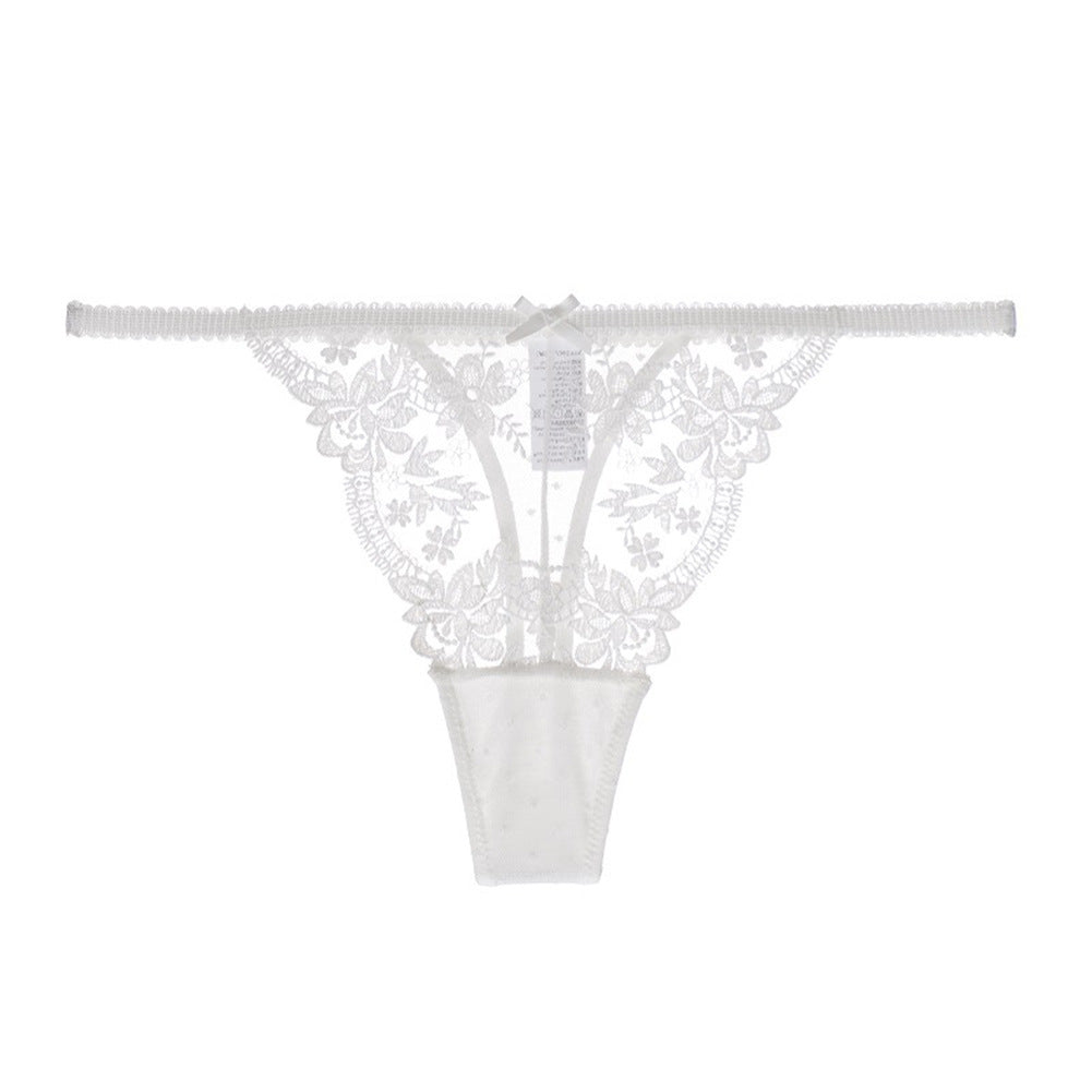 Sexy Thong Lace Underwear Women Black Pure Girl Underwear - myETYN