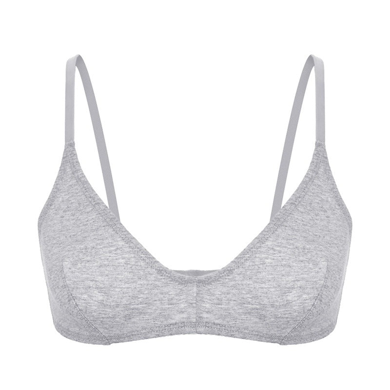 Women Underwear Wireless Thin Bra Push up Small Size Sexy French Triangle Cup Seamless Invisible Girl Student Bra - myETYN