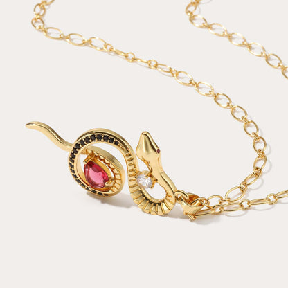 Fashion Jewelry Copper-plated Real Gold Necklace Fashion Design Star And Moon Rhinestone Alloy Necklace