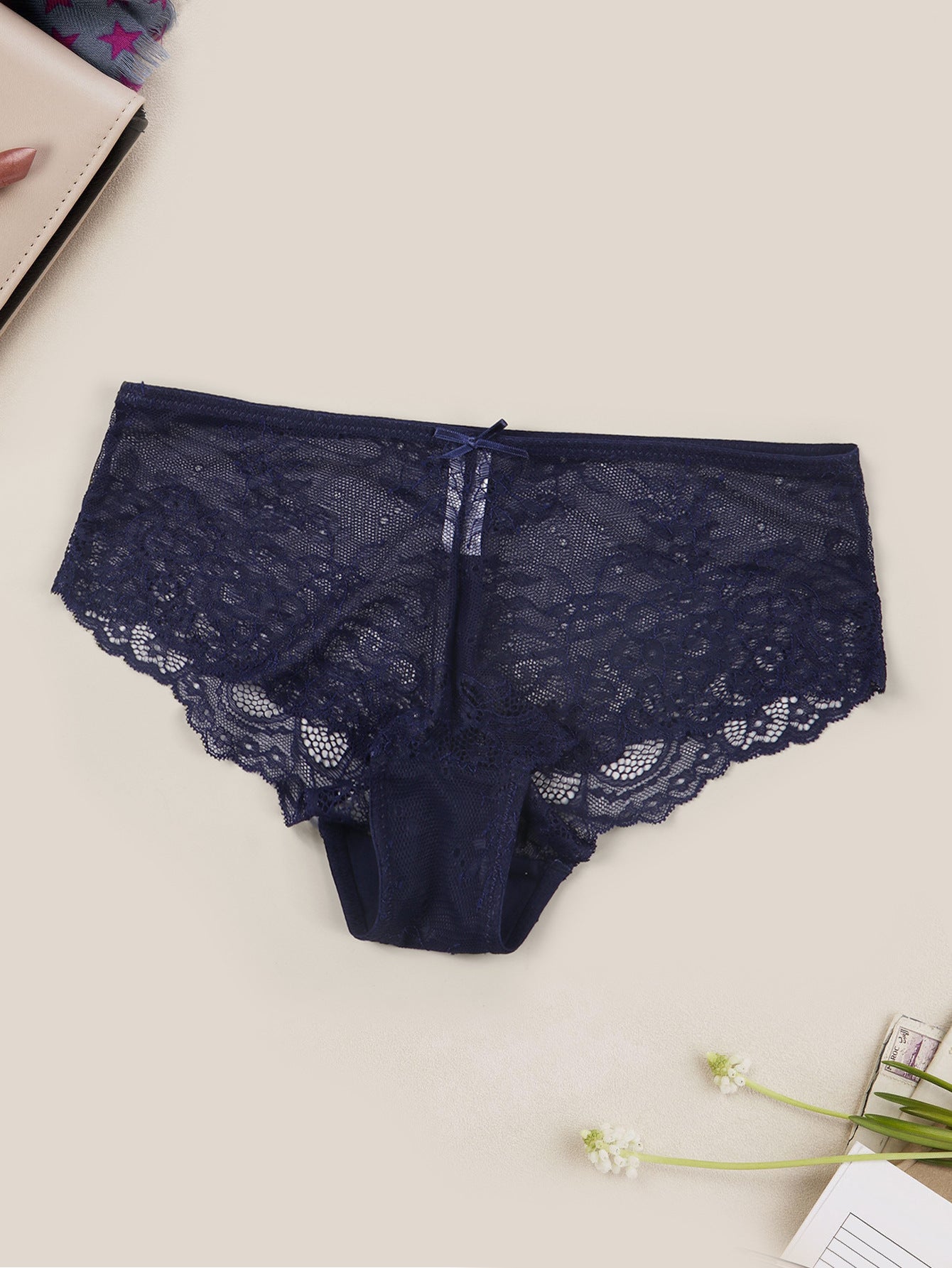 Sexy Lace Women Briefs Mid Waist Temptation Sexy Briefs - myETYN