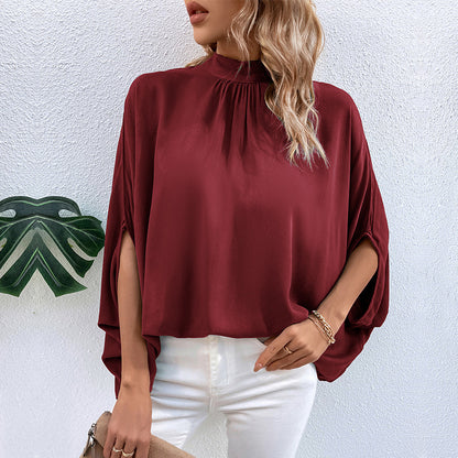 Summer Women Clothing Solid Color Shirt Women - myETYN