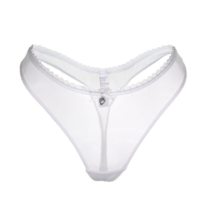 Weisi Honey Silk Ultra Thin Transparent Mesh T Back Ladies T Shaped Panties - myETYN