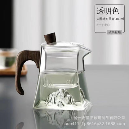 Household Borosilicate High Temperature Resistant Glass Teapot - myETYN