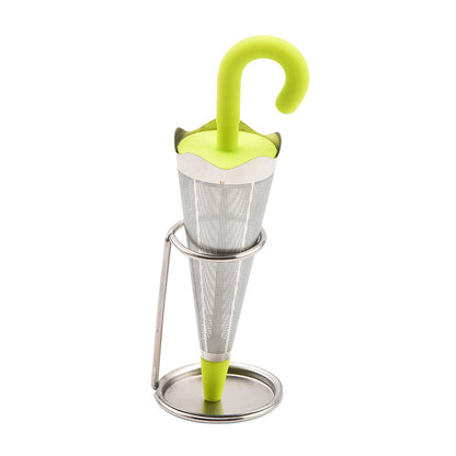 Creative Umbrella Tea Strainer Silicone Stainless Steel Kitchen Gadgets - myETYN