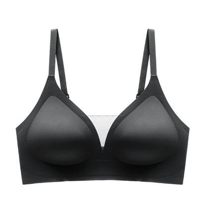 Women Korean Expanded Bra Thin Comfortable Small Size Thickened Push up to Show Big Waist Thin Seamless Bra - myETYN