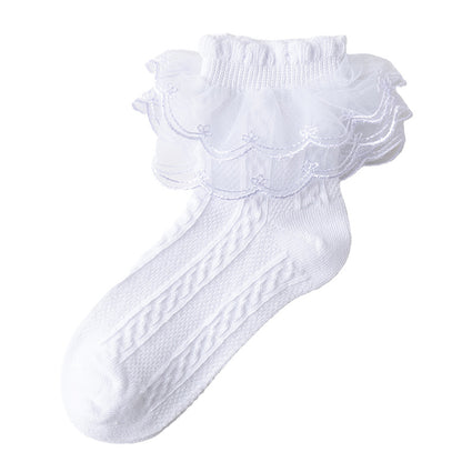 Lolita Style Socks Girls Lace