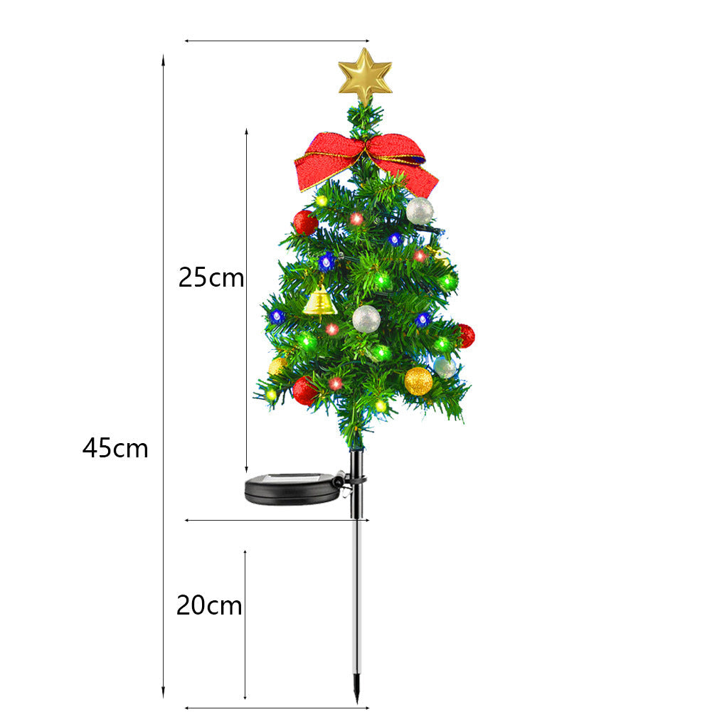 Outdoor Solar Christmas Tree Ground Lighting Festival myETYN