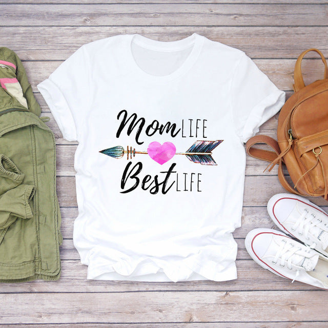 Parent-Child Matching T-Shirts for Mothers and Ladies myETYN