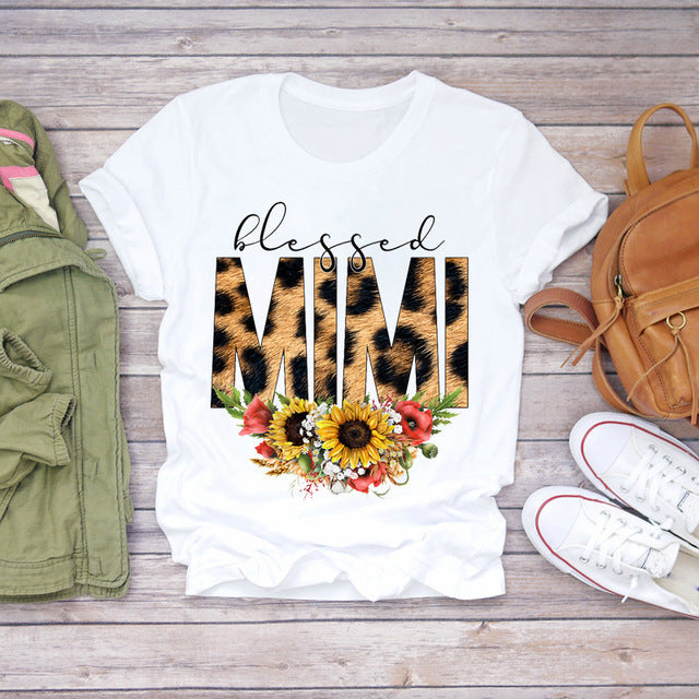 Parent-Child Matching T-Shirts for Mothers and Ladies myETYN