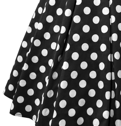 Polka dot pleated skirt myETYN