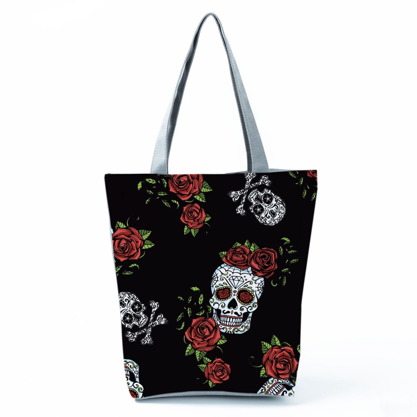 Portable Large Capacity Skull Printed Handbag myETYN