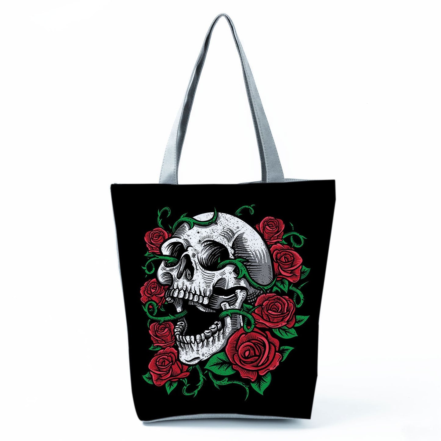 Portable Large Capacity Skull Printed Handbag myETYN