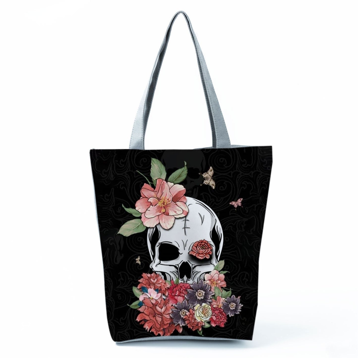 Portable Large Capacity Skull Printed Handbag myETYN