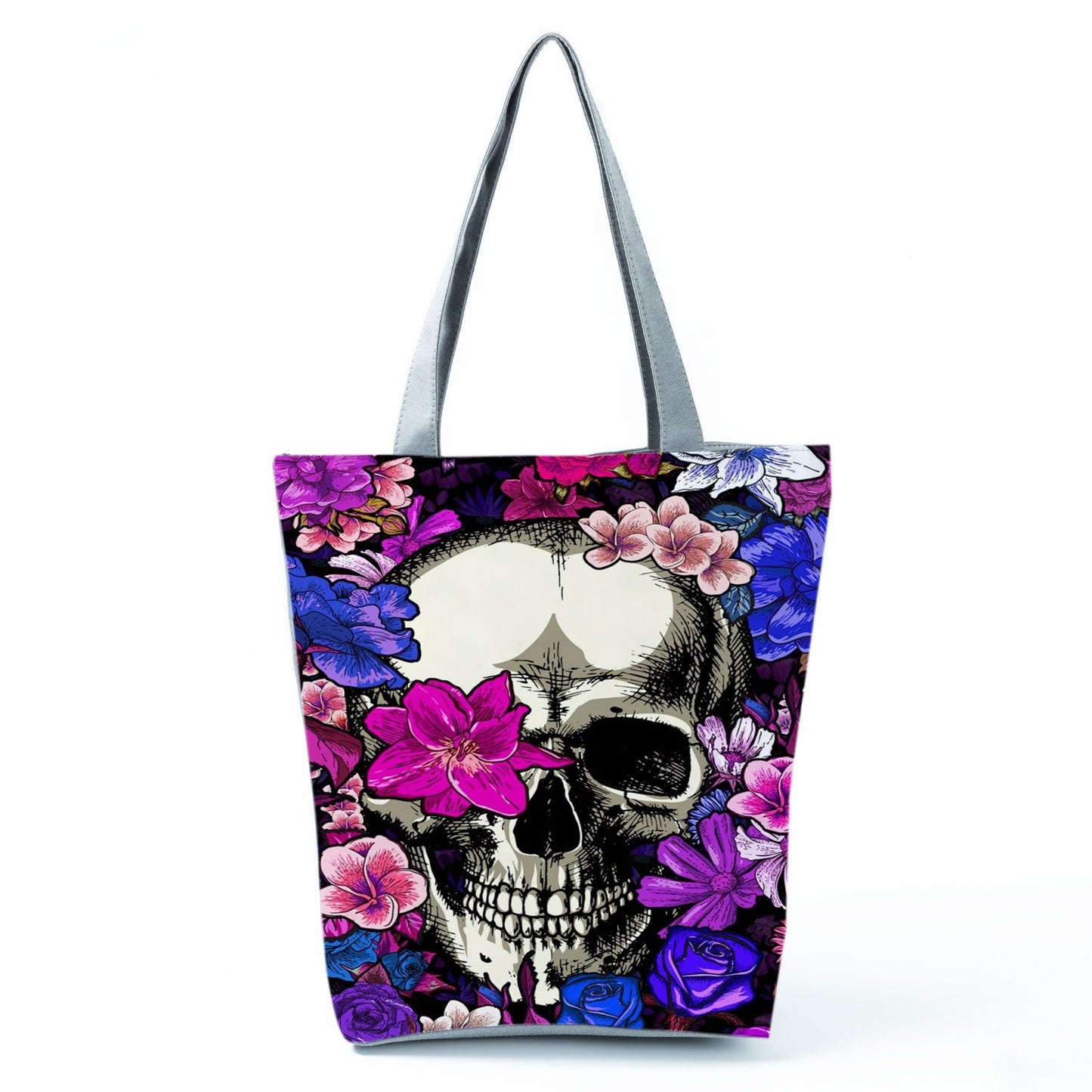 Portable Large Capacity Skull Printed Handbag myETYN