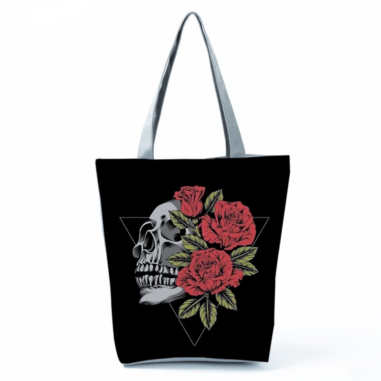 Portable Large Capacity Skull Printed Handbag myETYN