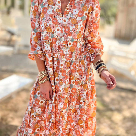 Printed Style Dress myETYN