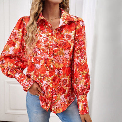 Printed Women's Long-sleeve Shirts myETYN