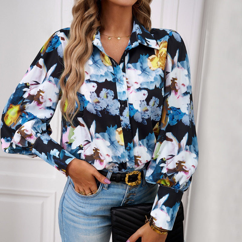 Printed Women's Long-sleeve Shirts myETYN